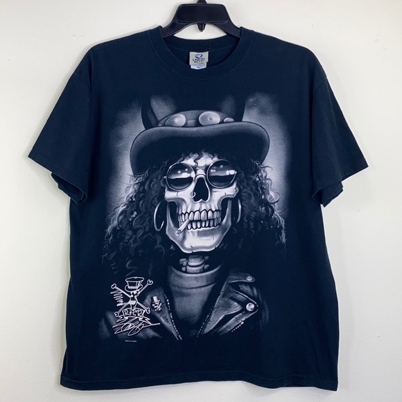 Liquid Blue Other - Liquid Blue 2006 G&R Slash Skull Shirt XL Vintage